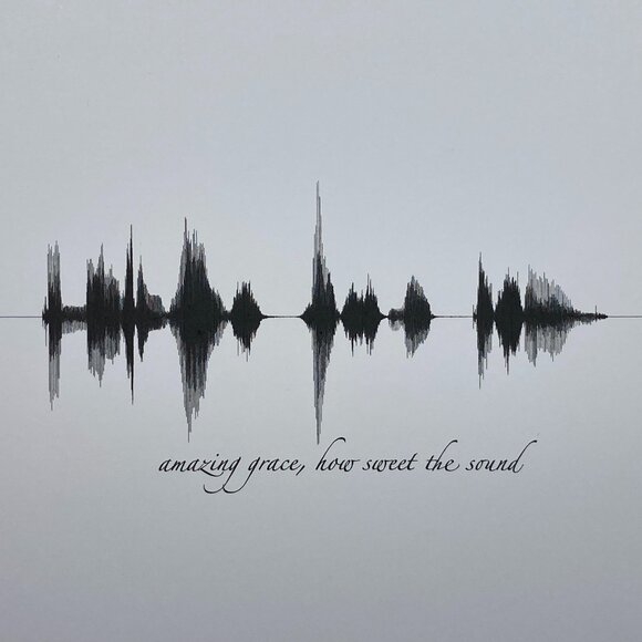 Amazing Grace, How Sweet The Sound Soundwave 8x10 Contemporary Frame - Picture 2 of 4